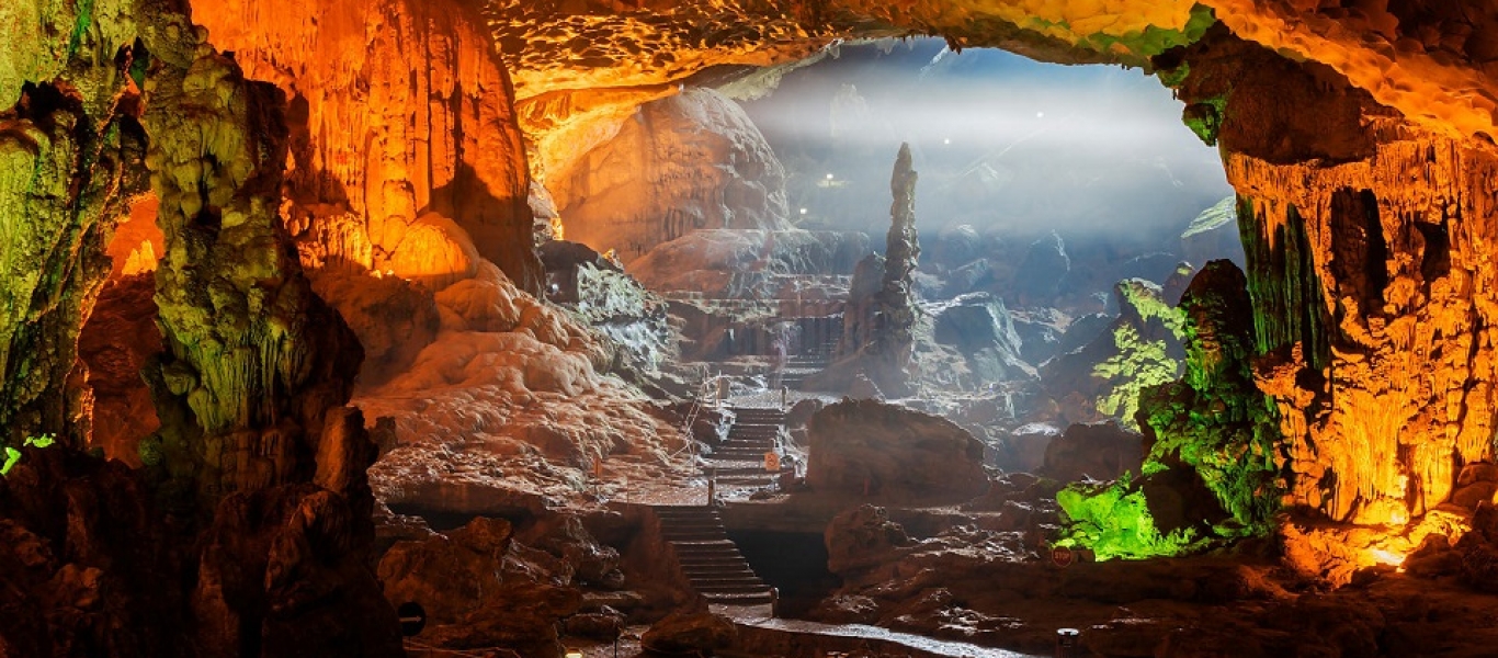 Interior of Sung Sot Cave